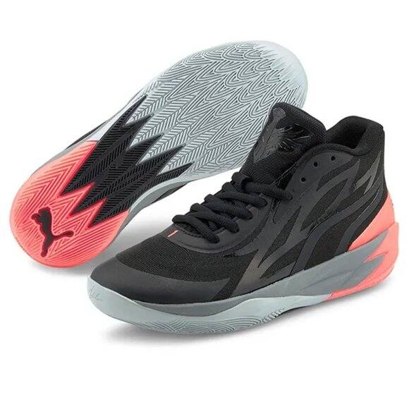 Puma [NEW] LaMelo Ball MB.02 Flair Black Sunset Glow 378287-01 - Picture 4 of 6